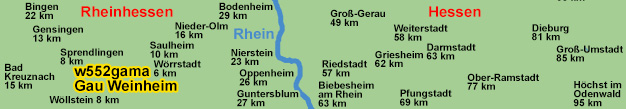 Weinbergsfahrt bei Gau Weinheim und Gau Bickelheim in Rheinhessen zum Wißberg